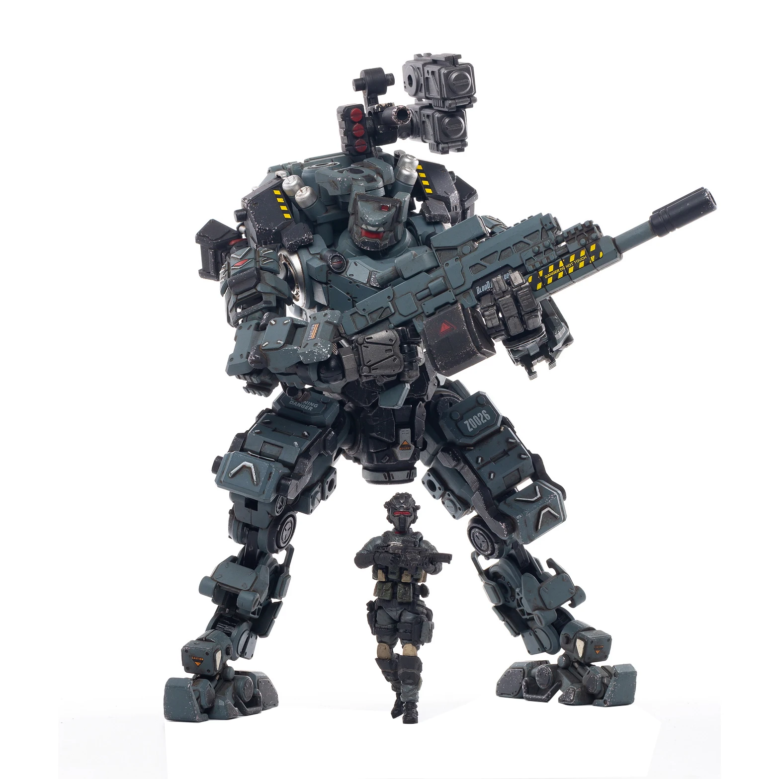 

JOYTOY Mecha Model STELL BONE H01 Grey / White / Sandy Action Figure Toys Christmas Gift Birthday Prensent 1/25 Scale Robot