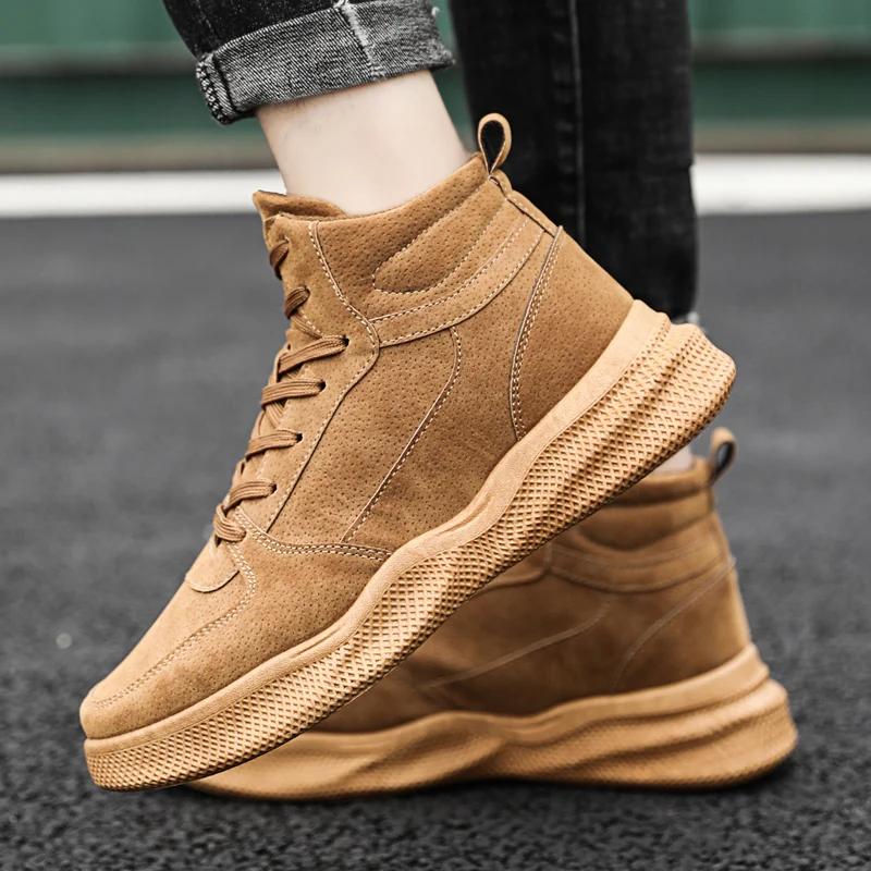 

Winter Krasovki Men's Casual Shoes Fashion High-top Male Sneakers Tenis Masculino Adulto Sport Footwears Breathable Boots 39-44