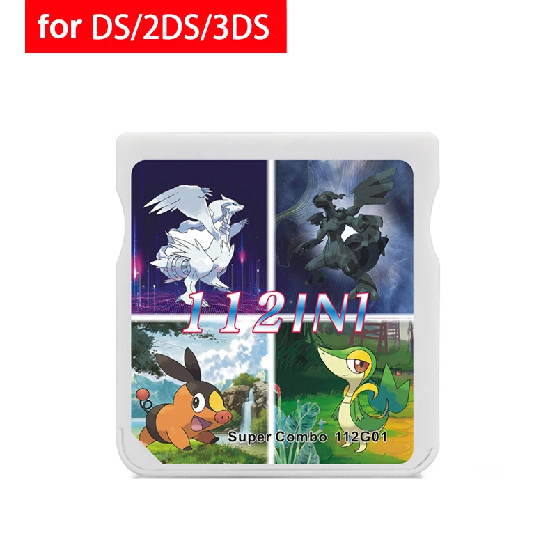 Игровая консоль DS с картриджем Pokemon Series черная белая платиновая версия R4 для Nintendo