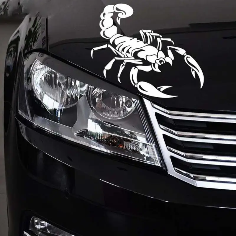 SLIVERYSEA 28 см * 16 Стайлинг автомобиля Забавный Скорпион ПВХ виниловые автомобильные