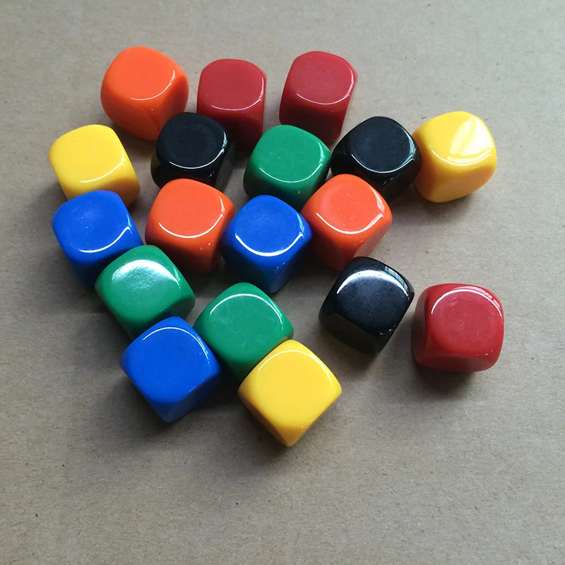 Детские кости с 6 сторон игровые аксессуары для самостоятельной сборки 16 мм |