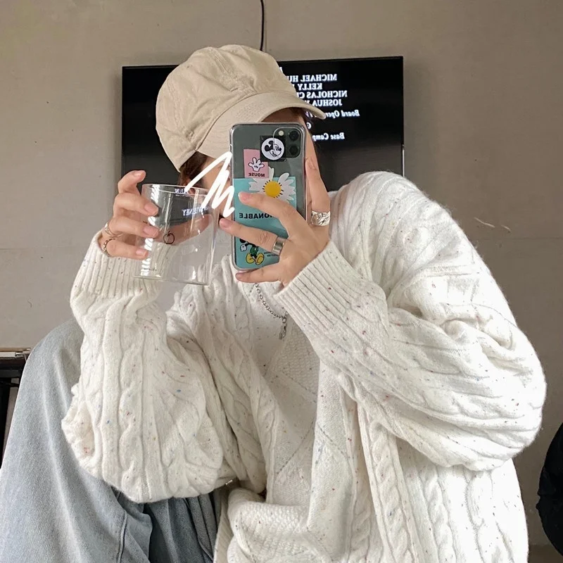 

Women Top New Series Women Wear Loose Long Thickened Sweater