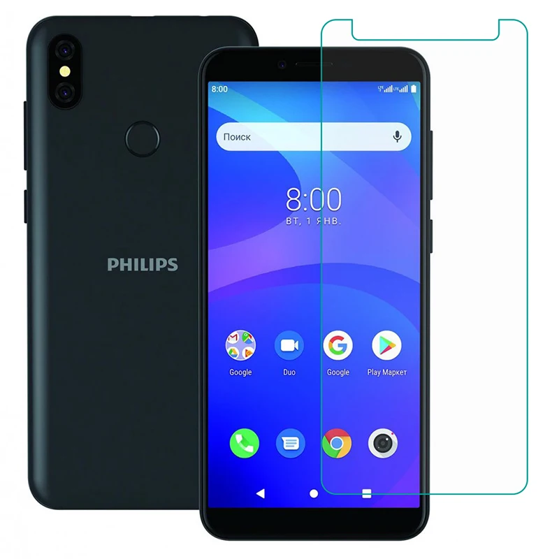 2 шт. защитное закаленное стекло 5D для Philips S397|Защитные стёкла и плёнки телефонов| |