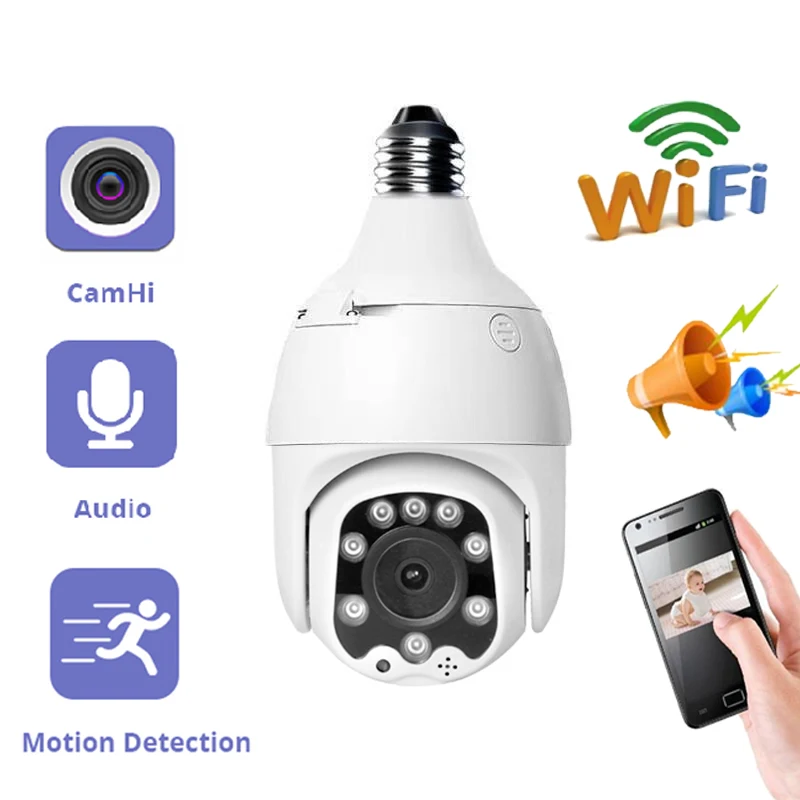 

5X Zoom Mini Camhi 2MP IP WiFi PTZ Camera Indoor Wireless Security Remote Two-Way Audio Mic Speaker Onvif 30m 360 Kamera