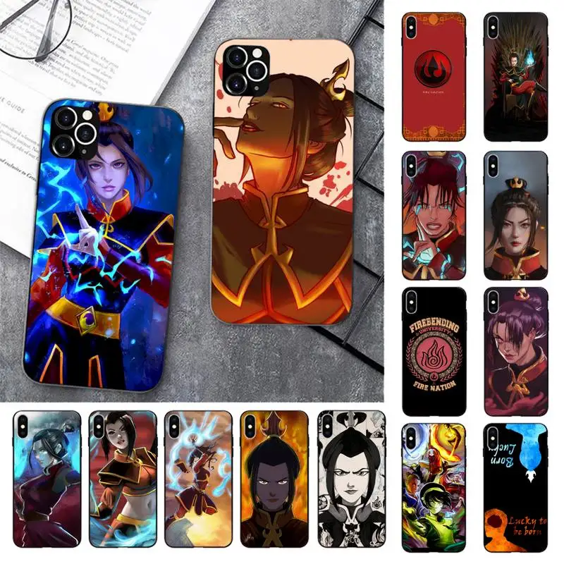 

Avatar Last Airbender Azula Phone Case for iPhone 13 11 12 pro XS MAX 8 7 6 6S Plus X 5S SE 2020 XR cover