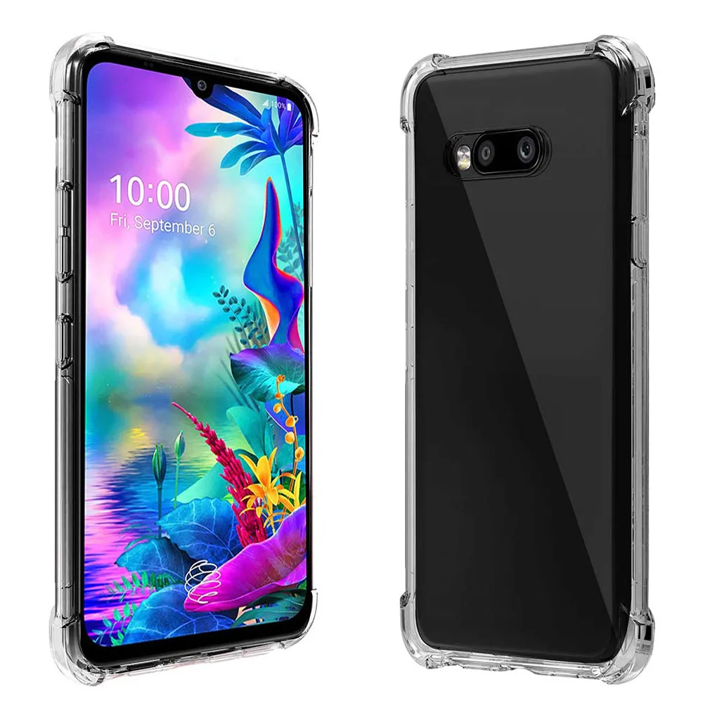 Для LG G8X чехол Thinq подушка безопасности Супер защита мягкая прозрачная задняя крышка для LG V50S Thinq чехлы для телефонов