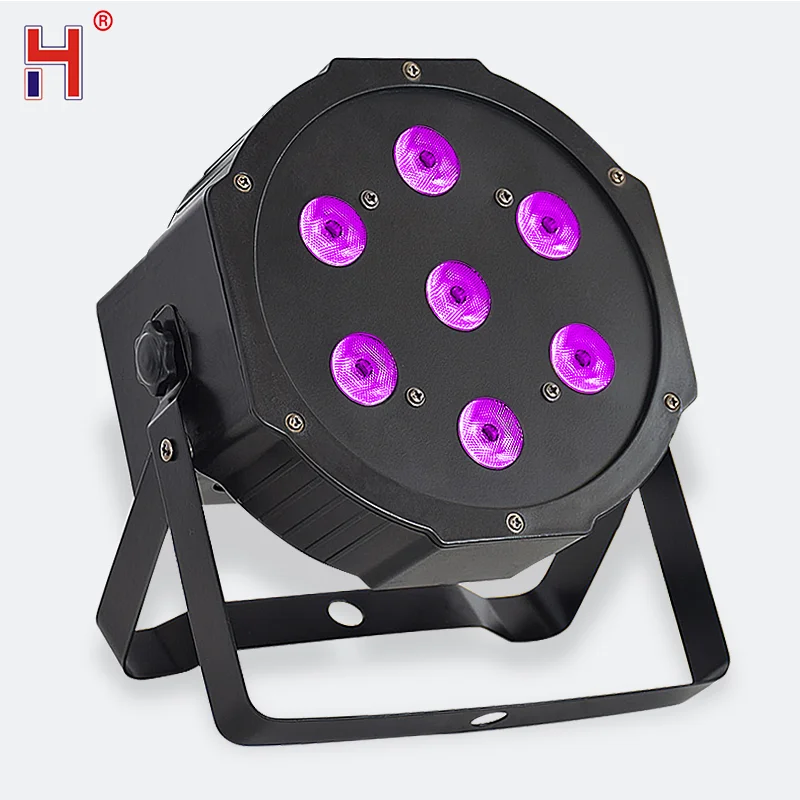 Светодиодный Par Светильник 7X12W RGBW 4In1 смешивание цветов Лира светодиодный мини