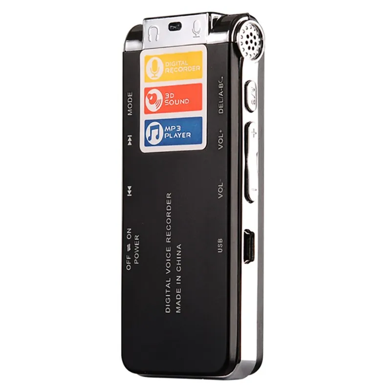 Модный портативный MP3 4 плеер 2020 универсальный 8 Гб диктофон USB цифровой аудио