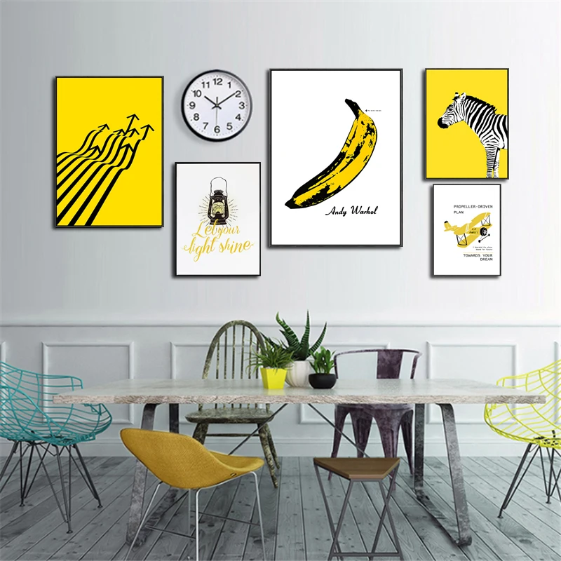 Современные абстрактные буквы комбинированные настенные художественные