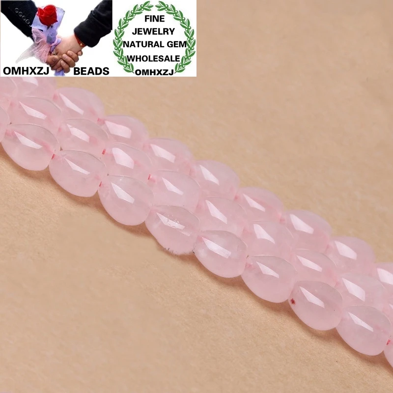 

OMHXZJ оптовая продажа ZB233 10 12 14 16 мм DIY браслет ожерелье ювелирные изделия аксессуары натуральный камень мелкий розовый кварц сердце бусины