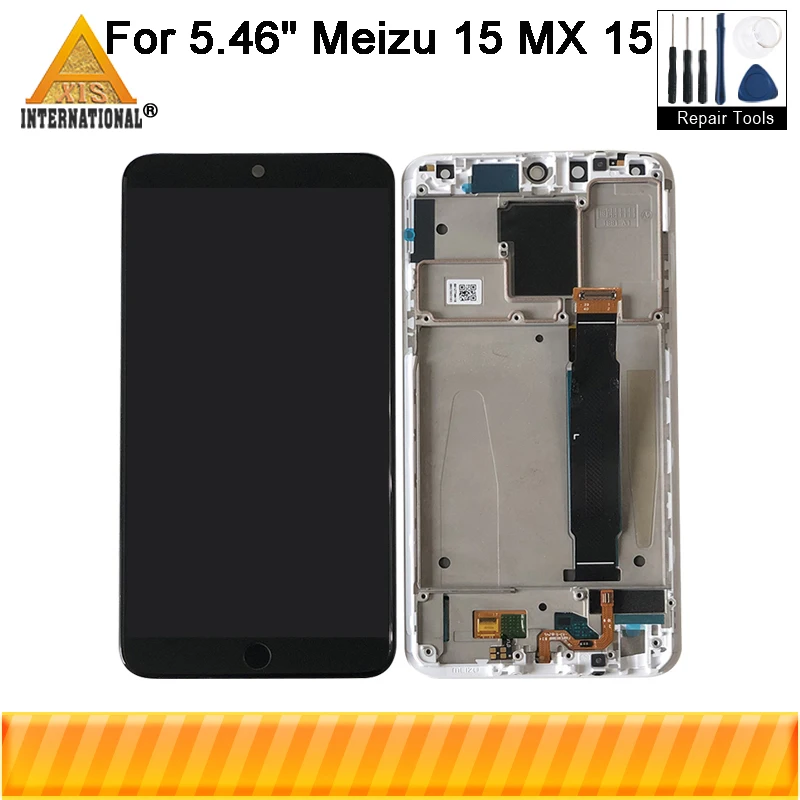 ЖК-дисплей и сенсорная панель 5 46 &quotSuper Amoled для Meizu 15 MX M881 Snapdragon 660 с дигитайзером
