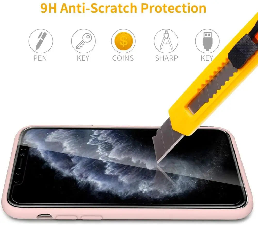 EasyAcc силиконовый чехол для iPhone 11 Pro Max с защитой экрана тонкий жидкий мягкий