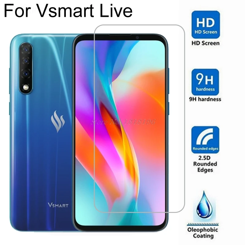 Взрывозащищенное антибликовое закаленное стекло для V smart live Glass VSMART Live Защитная