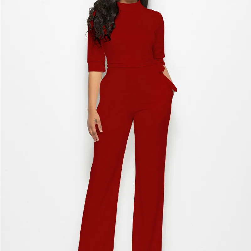 Соблазнительная Клубная одежда белый женский клубный комбинезон с широкими штанинами элегантные