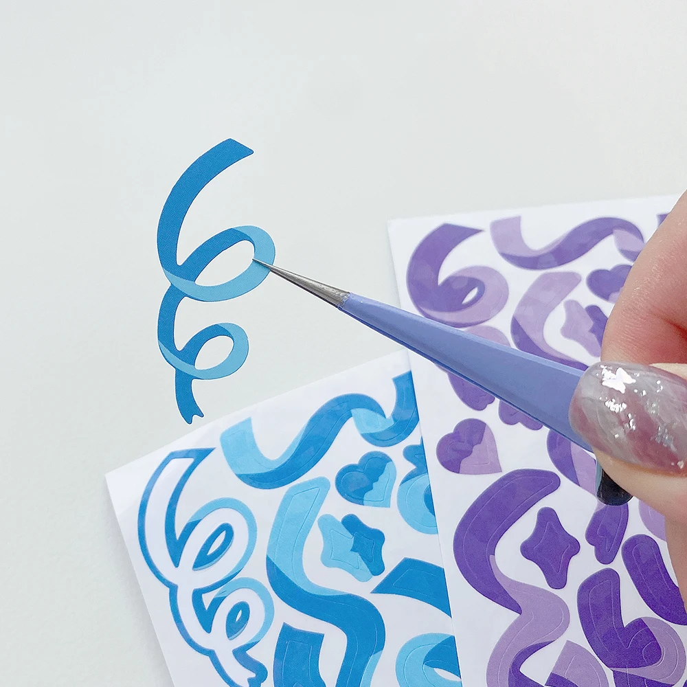 Эстетическая лента наклейка с блестками в Корейском стиле Ins Kpop Toploader Card декор для