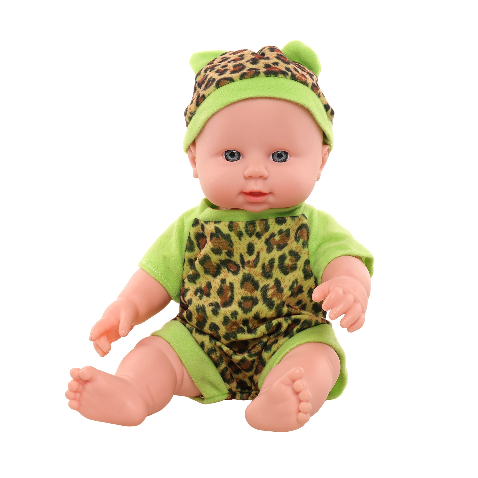 

Barwa 28cm Dolls for Girl Reborn Toddler Baby Girl Boy Doll Vinyl Body Cute Born New Baby Doll with Clothes Birthday Gift