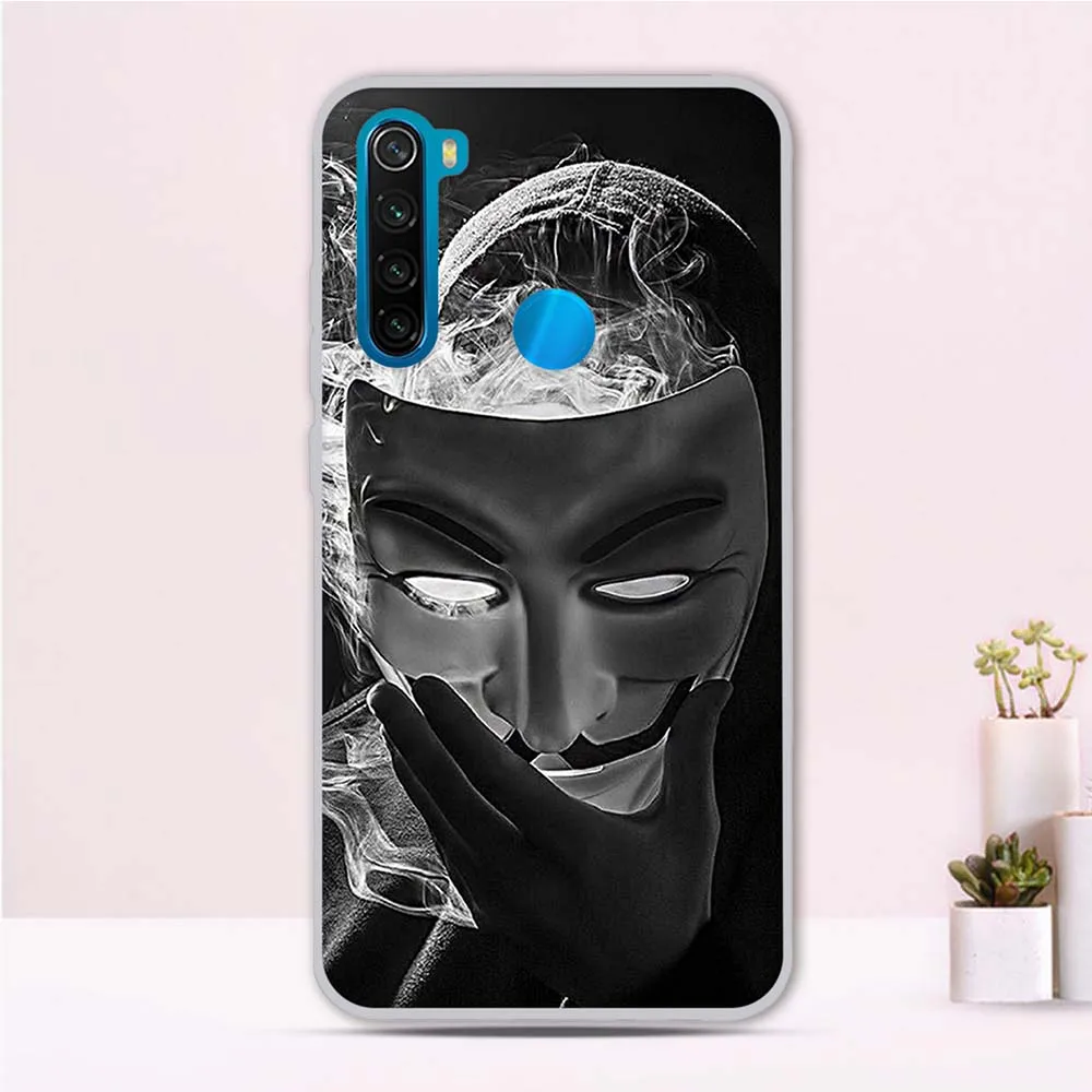 Чехол для Xiaomi Redmi Note 8 Силиконовый ТПУ чехол с принтом Pro чехлы телефонов