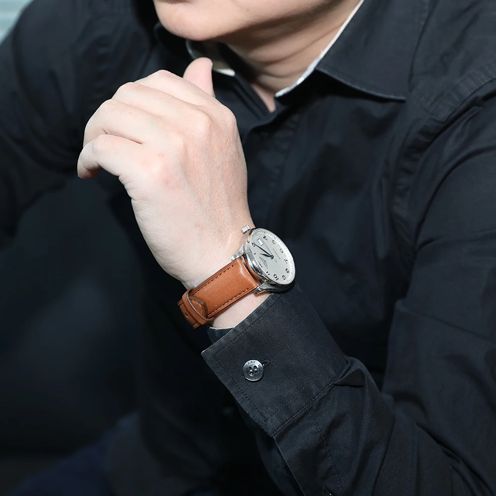 Наручный ремешок для часов браслет планшетов Breitling IWC Casio Seiko 16 мм 18 19 20 21 22 24