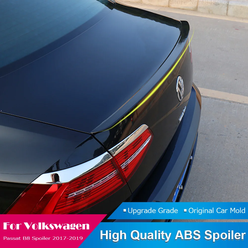 Автозапчасти ABS пластик задний багажник черный спойлер наружный крыло для Volkswagen