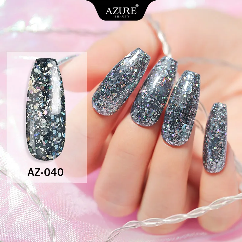 Azure beauty новый блестящий УФ Цветной Гель-лак впитывающий Полупостоянный