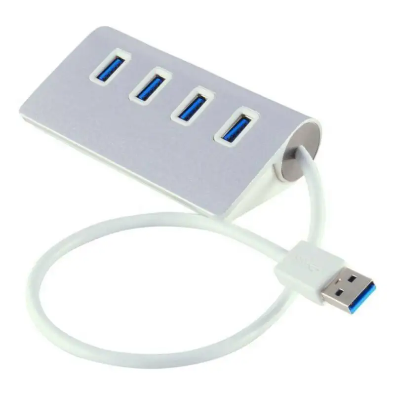 

4 Ports USB 3.0 HUB Splitter Power Adapter For Laptop Notebook Desktop Computer