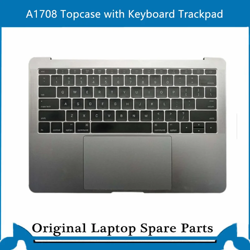 Топ чехол для Macbook Pro retina A1707 A1706 A1708 подставка с клавиатурой трекпад 13' 15 'США Серый Серебряный