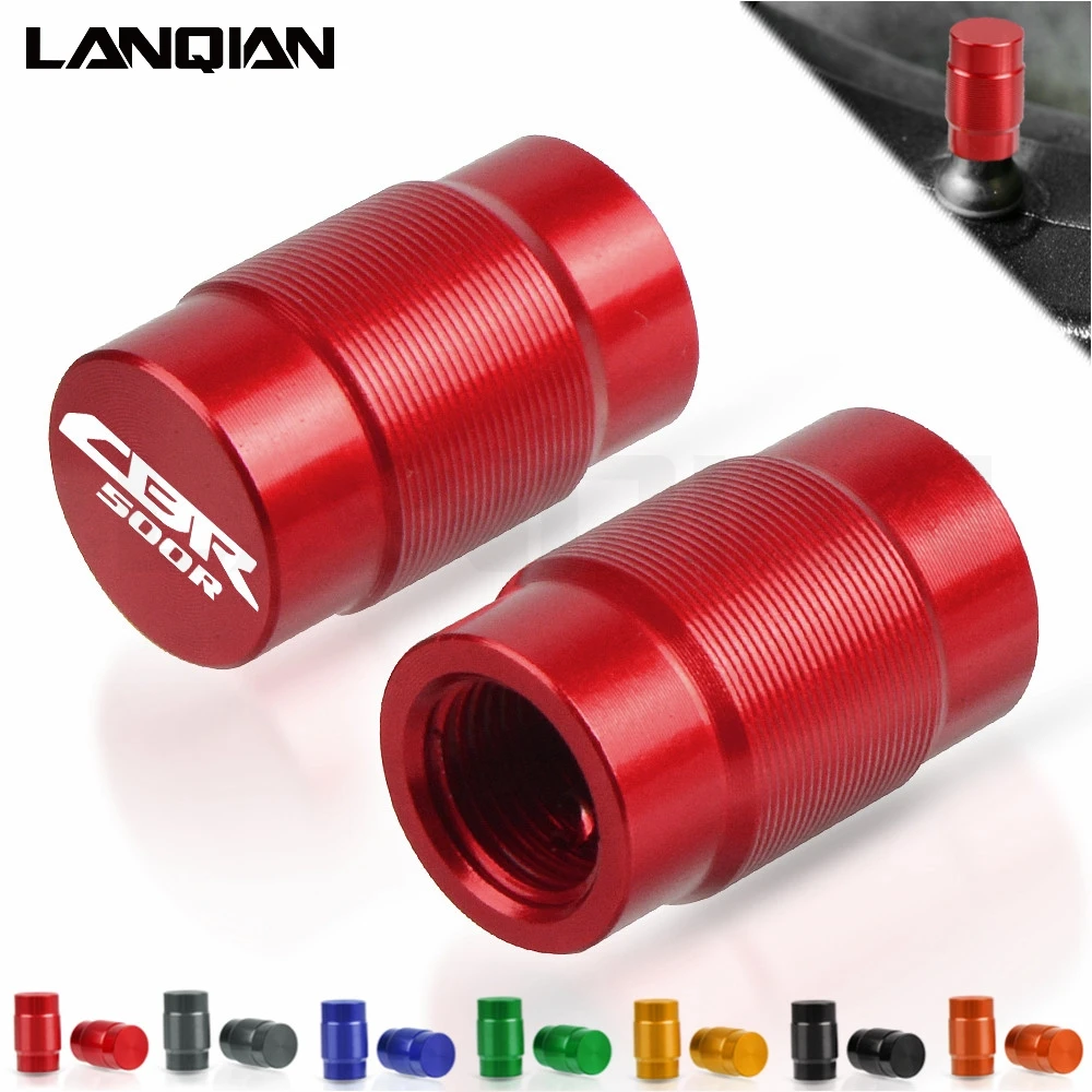 

For Honda CBR500R Motorcycle Aluminum Wheel Tire Valve Stem Caps Airtight Covers CBR 500 R 2013 2014 2015 2016 2017 2018 Parts