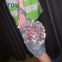 ladies sequin handbags women shiny diamonds evening clutch luxury rhinestone hobo shoulder bag designer brand female crossbody