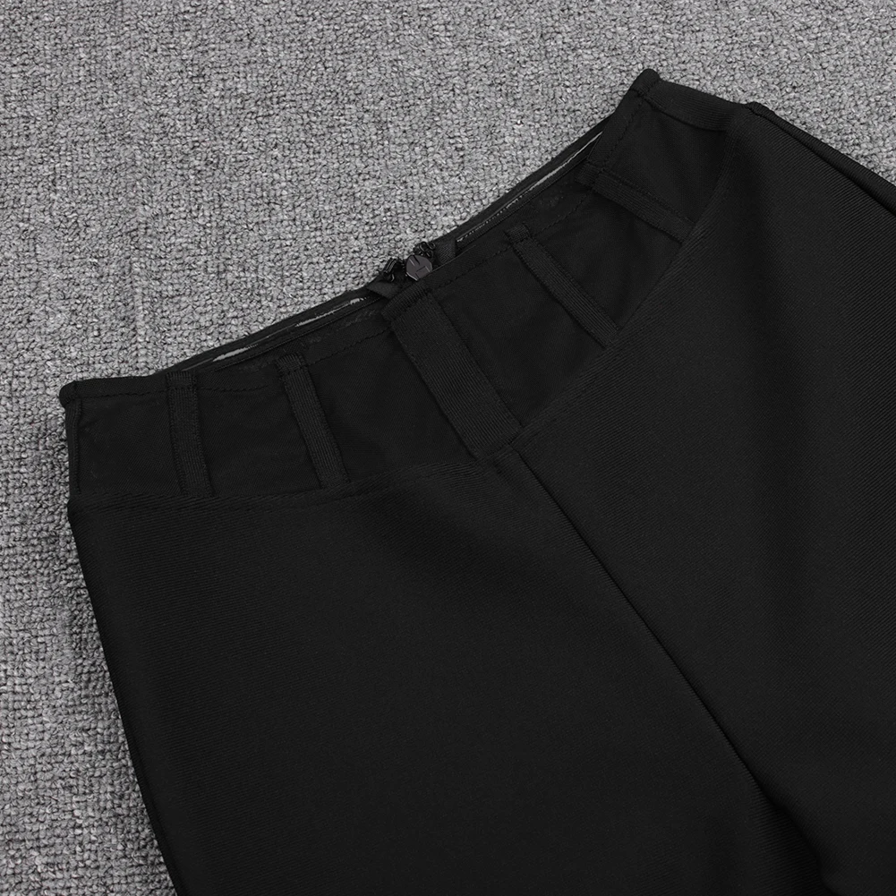 

Ocstrade New Arrival Mesh Long Sleeve Bandage Two Piece Set 2020 Fall Winter Black 2 Piece Set Women Outfit Sexy Club Party Set