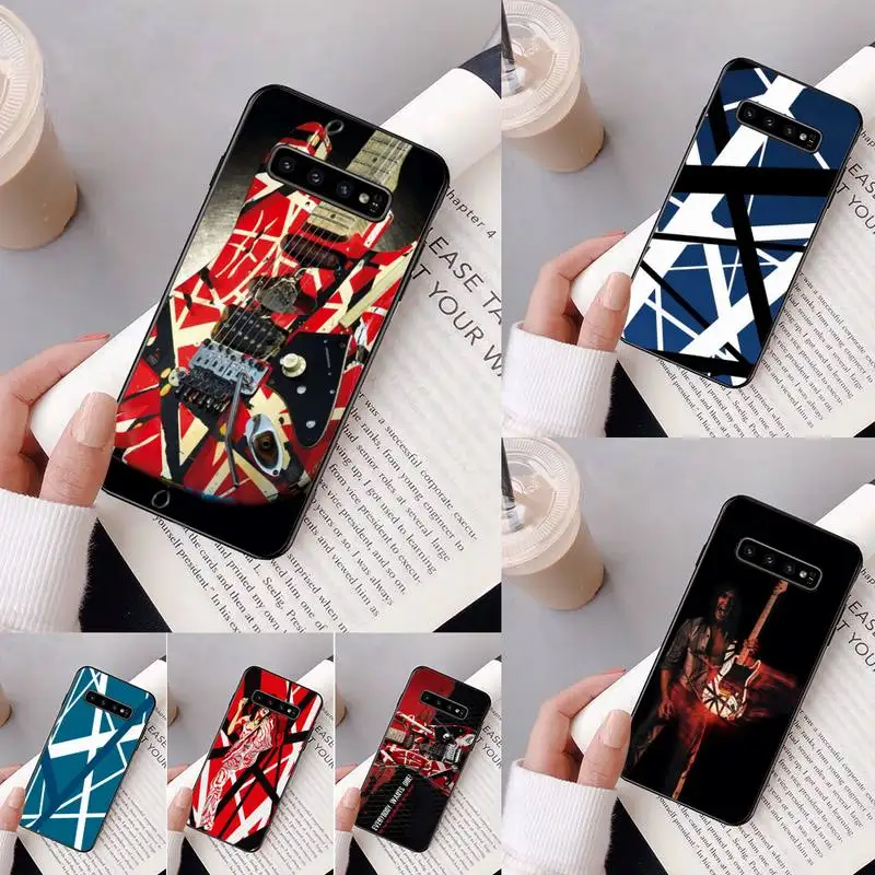Eddie Van Halen Graphic Guitar Phone Case For Samsung Galaxy A50 A30 A71 A40 S10E A60 A50s A30s Note 8 9 S10 Plus S10 S20 S8