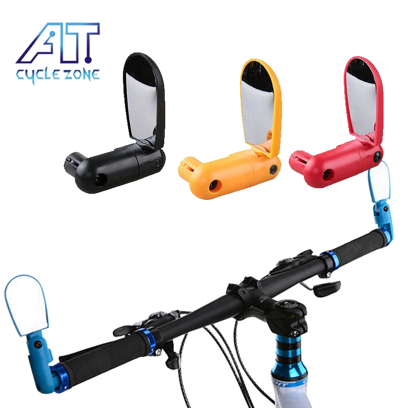

Cycle Zone Mini Bike Mirrors 180 Degree Rotate Flexible Bicycle Cycling Safety Rearview Handlebar Bike Accessories Mirror