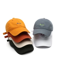 letter baseball cap fashion student couple duck tongue cap curved brim versatile trend hat mens caps kpop womens golf hats