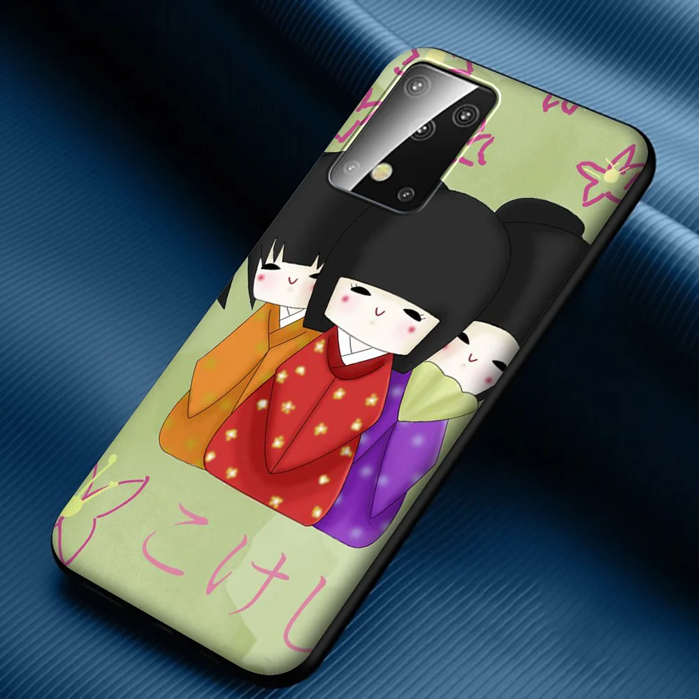 Lavaza kawaii Japanese Kokeshi doll Soft TPU Case for Samsung Note A3 A5 A6 A7 A8 A9 8 9 J6 A10s A20s A30s A40s A50s 10 A70 Plus | Мобильные
