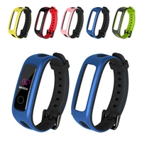1pc strap for huawei band 4e 3e honor band 4 running sport tpu bracelets soft silicone watch band replacement wrist watchbands