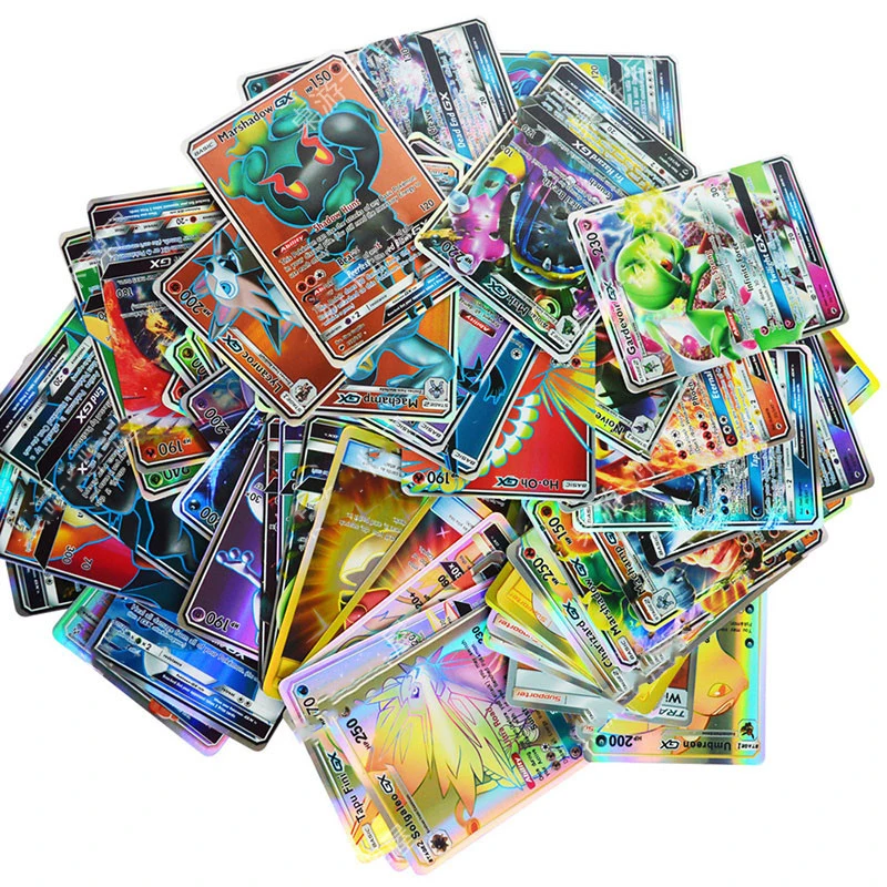 

60 PCS Set Pokemon VMAX Game Battle Carte Trading Card EX MEGA GX TAG TEAM Series No Repeat Collection Shining Cards Kids Toys