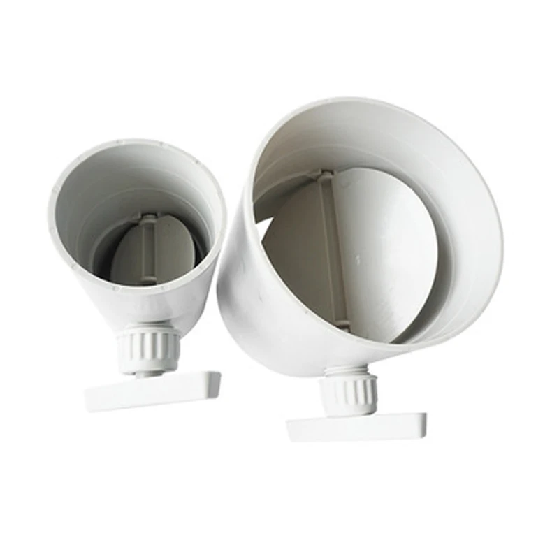 

ABS air valve regulating valve check valve PVC pipe air volume regulating valve air pipe valve manual round switch valve