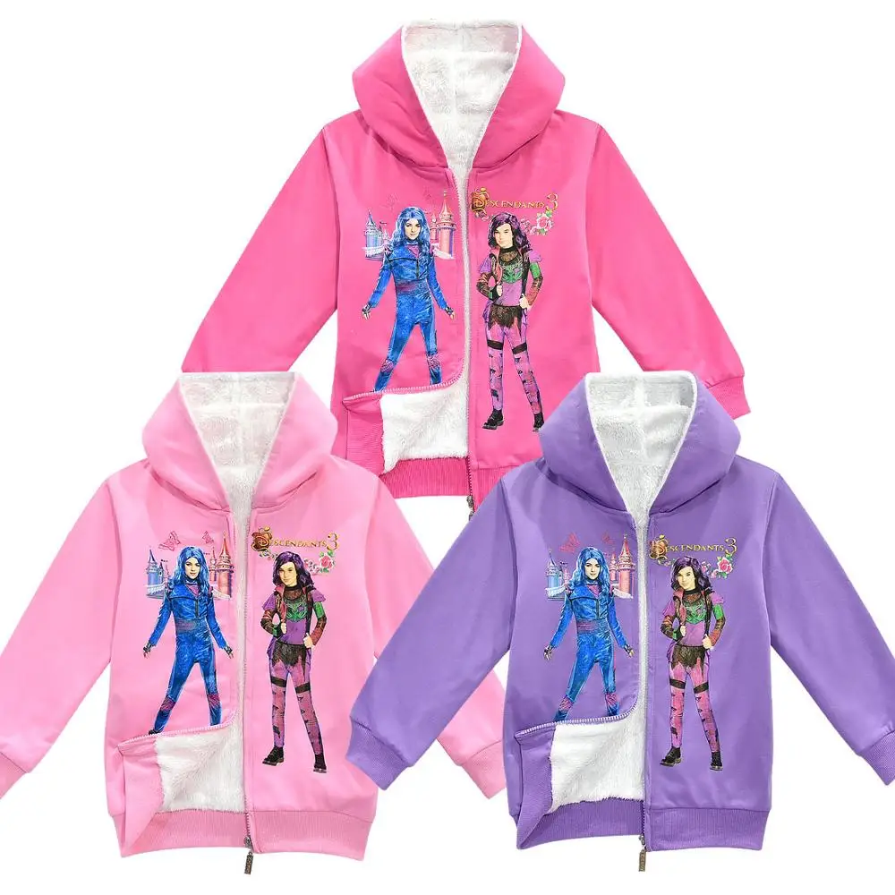 Детская одежда для маленьких девочек толстовки с капюшоном и изображением