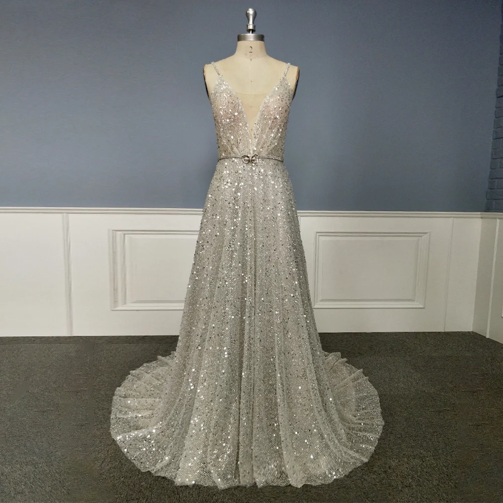 Женское вечернее платье 2020 Современное женское длинное официальное с V образным