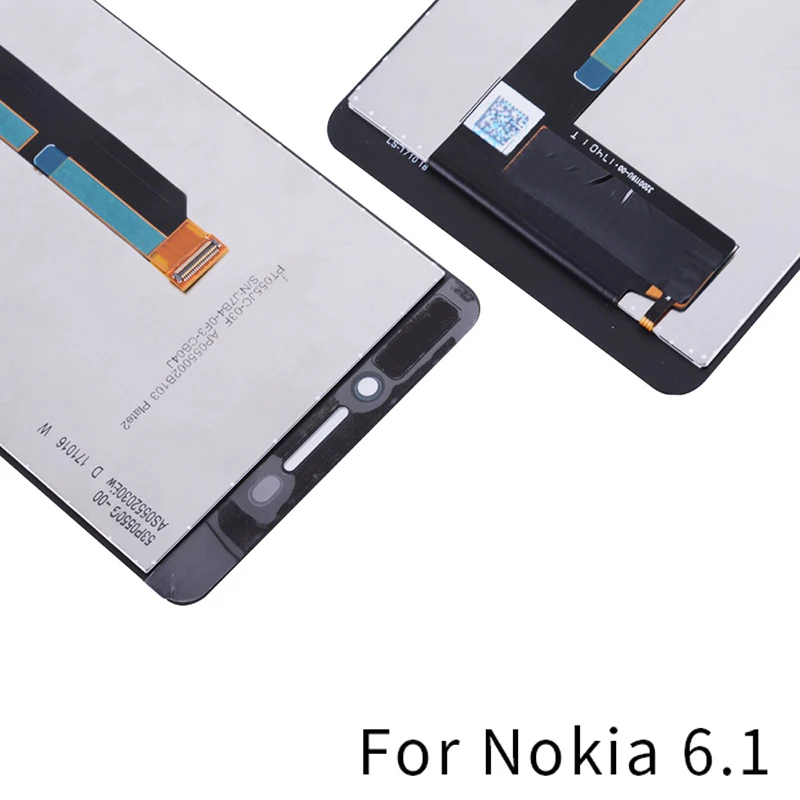 ЖК-дисплей 5 '𧪪 +++ с дигитайзером для Nokia 6 1 TA-1043 TA-1045 TA-1050 TA-1054 TA-1068 сенсорным
