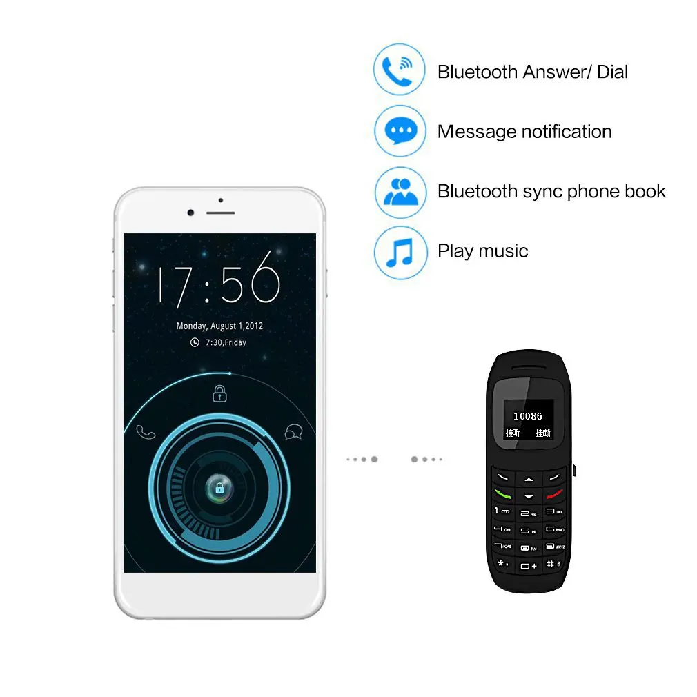 Портативные компактные наушники-вкладыши Bluetooth BM70 универсальные для большинства