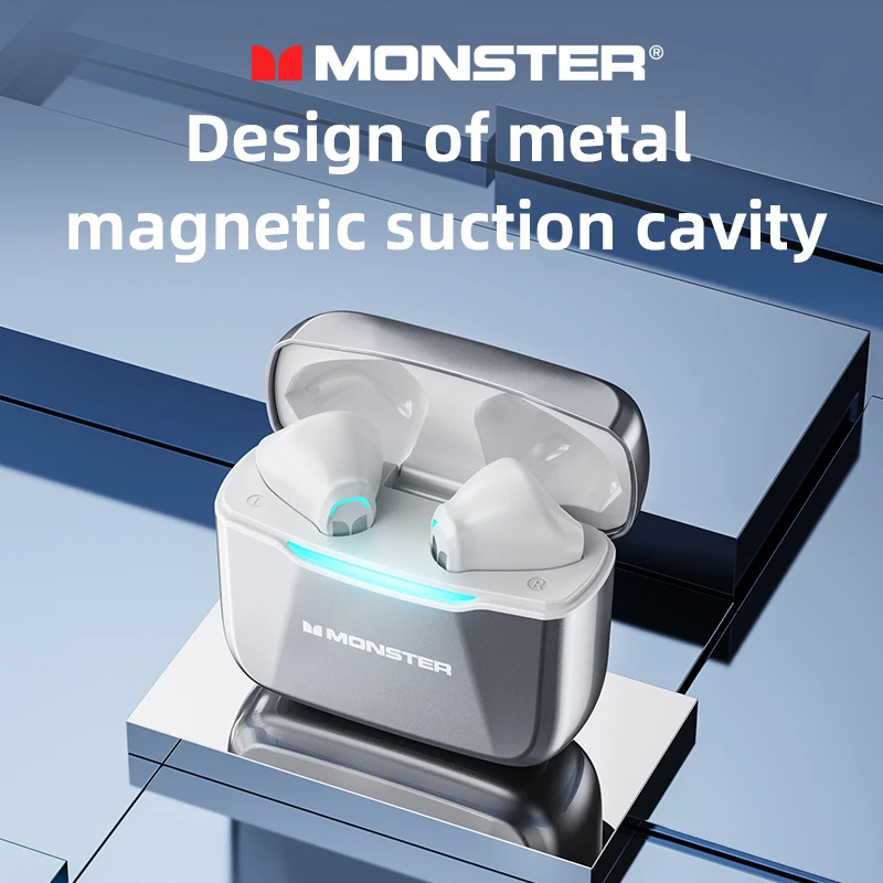 Оригинальные Игровые наушники Monster GT11 HiFi музыка беспроводные Bluetooth с микрофоном