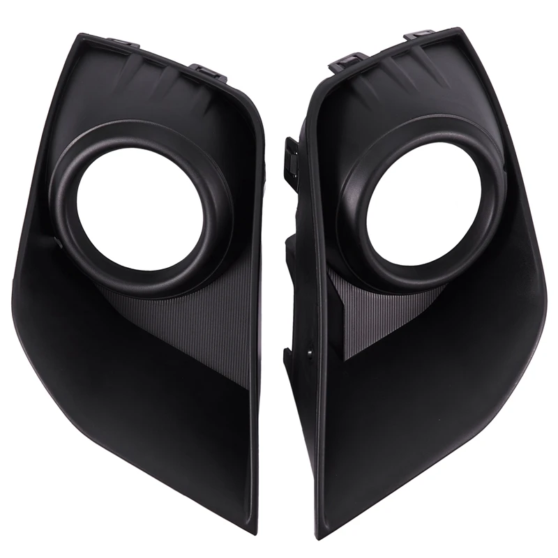 1 пара автомобильный бампер противотуманный светильник с крышкой рамка гриль для