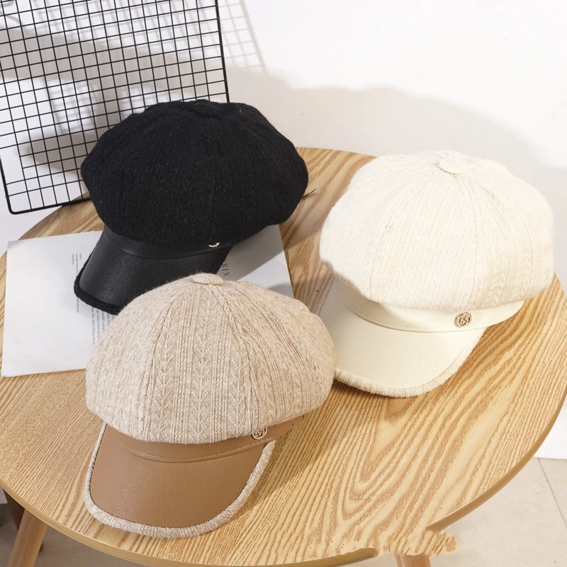 

2021 Новый хлопковый Модный берет, Женские Подарочные береты для женщин, дизайнерские береты, классическое сочетание, ML002