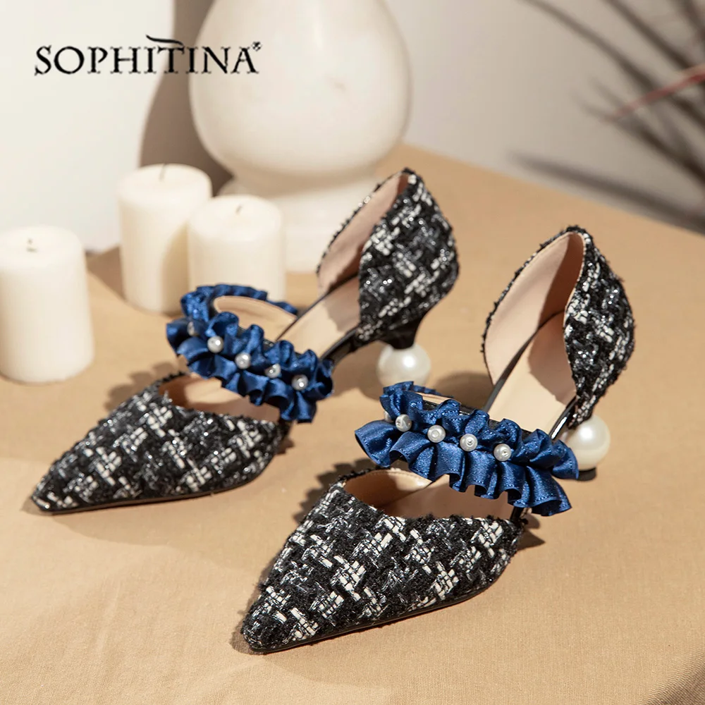 SOPHITINA/милые женские туфли-лодочки Модная элегантная обувь в западном стиле без