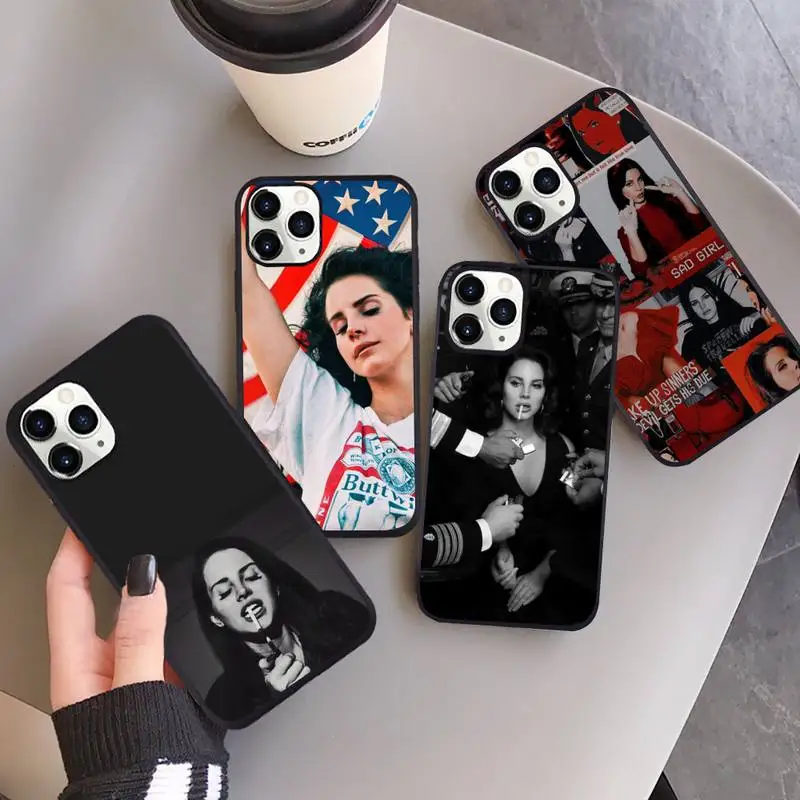 

Sexy singer Lana Del Rey Phone Case for iPhone 13 12 11 mini pro XS MAX 8 7 6 6S Plus X SE 2020 XR