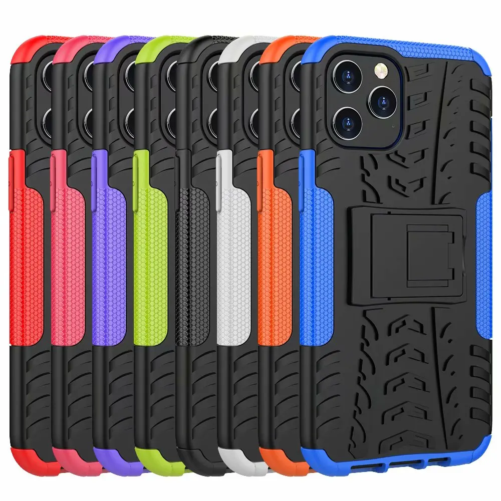 shockproof tough rugged dual layer protective case hybrid kickstand cover for iphone 12 pro maxiphone 12 mini 12 pro 6 1 free global shipping