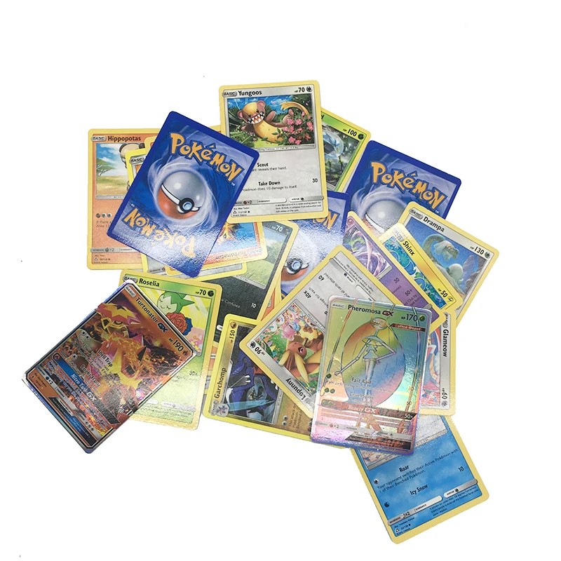 Pokemon Card 324 шт. GX EX MEGA Sun Moon Ultra Prism Коллекционные детские игрушки