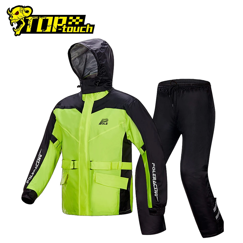 

Водонепроницаемый женский дождевик и брюки от дождя, вентилируемое пончо, мотоциклетная дождевая куртка для езды на мотоцикле, дождевик