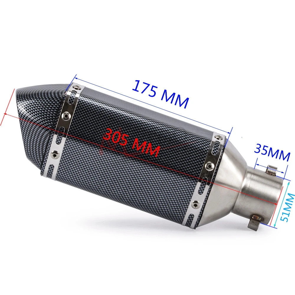 Motoo MT07 FZ07 мотоциклетная выхлопная полная система для Yamaha MT 07 2014 2019 с глушителем