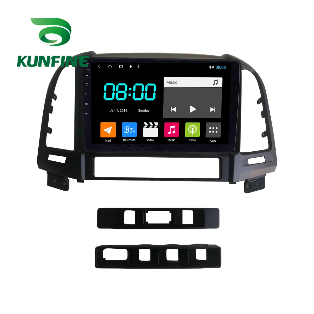 Octa Core Android 10.0 Car DVD GPS Navigation Player Deckless Stereo for Hyundai Santafe 2009 2010 2011 2012 Headunit Radio | Автомобили и